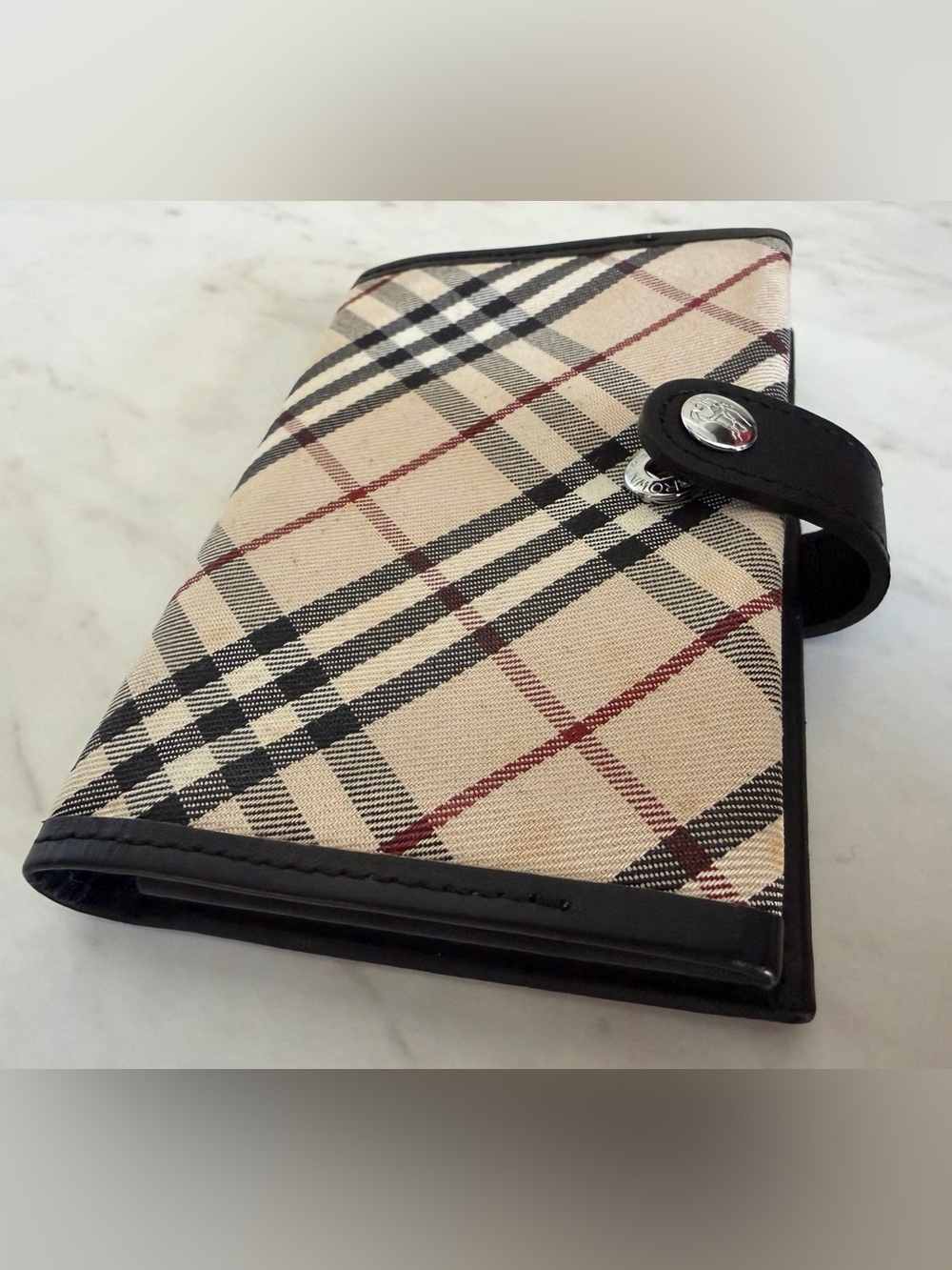 Burberry Super Nova Check Agenda Cover - Mini